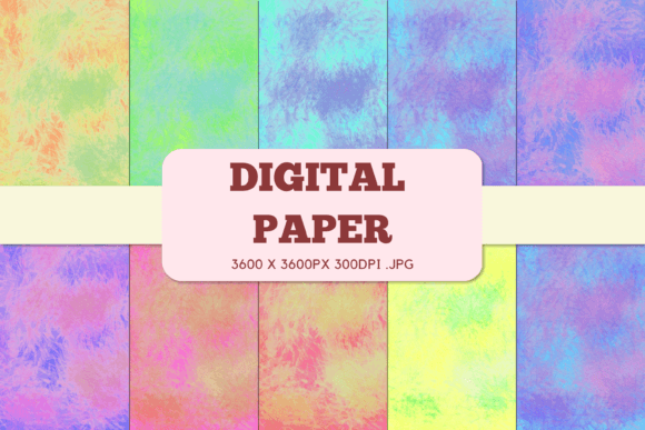 Abstract 2 Watercolor Digital Papers