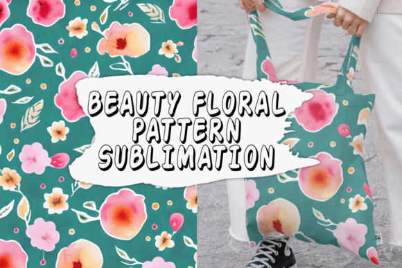 Beauty Flowers Watercolor Sublimation for Crafts & Digital Product Sellers