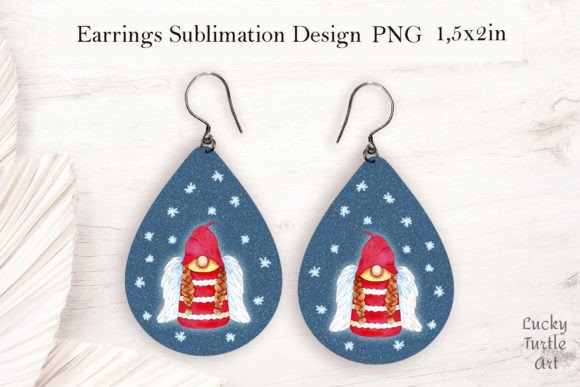 Christmas Angel Gnome Teardrop Earrings Review