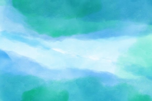 Evaluating the Green Nature Watercolor Background for Real Small Business Branding