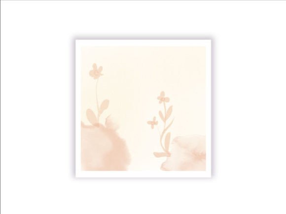 Flower Watercolor Pink Background: A Fresh Design Asset for Modern Branding and Marketing