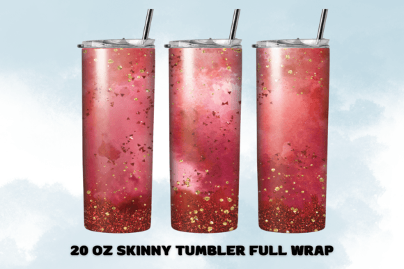 Red Watercolor Glitter 20oz Tumbler Wrap: A Designer’s Real-World Review
