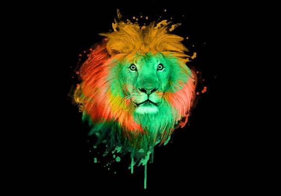Watercolor Graphic Lion 8: A Print Templates Gem for Modern Brand Storytelling
