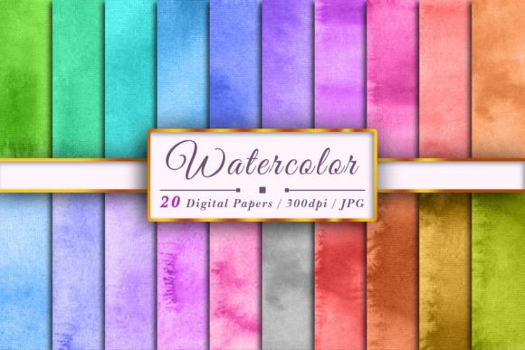 Watercolor Texture Sublimation Set 438: Backgrounds Review